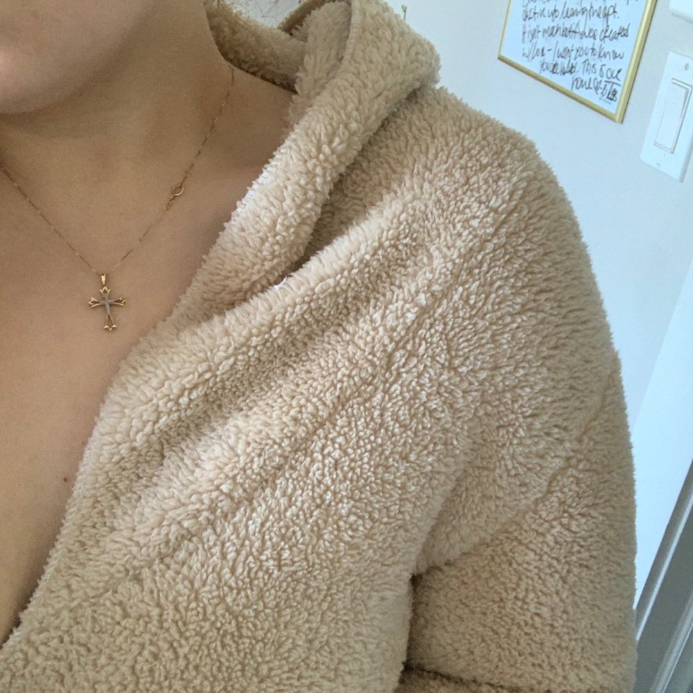 Teddy shag cardigan